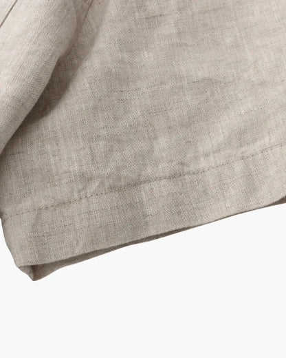 Chemise en lin à manches courtes